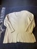 Wol Hide 100% Alpaca Solid Ivory Pullover Sweater Size M - photo 3