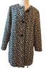 Chico's Graphic Black White Coat Size 2 - photo 1