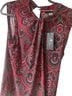Tommy Hilfiger Paisley Multi Color Sleeveless Blouse Size M - photo 1