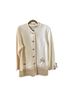 Giesswein 100% Wool Tan Ivory White Wool Coat Size 16 - photo 1
