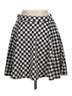 Hot Topic Checkered-gingham Black White Casual Skirt Size M - photo 1