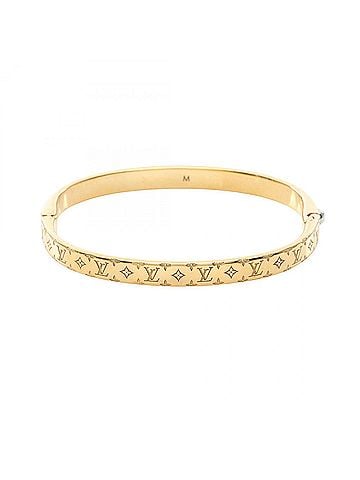 Louis Vuitton Louis Vuitton Nanogram Bracelet, Gold Plated (GP), Women's, Tone (view 2)