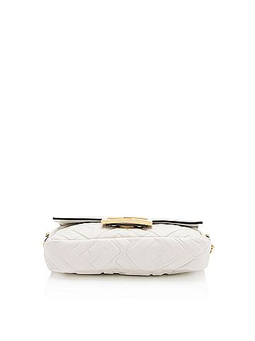 Fendi Fendi FF Embossed Leather 1974 Mini Baguette Shoulder Bag (view 2)