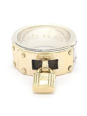 Hermès Hermes Kelly Ring, Sterling Silver 925 & Yellow Gold, Combination Hallmarked, Women's. (view 1)