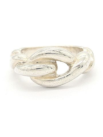 Hermès Hermes Torsade Twist Ring, Sterling Silver 925, Hallmarked, Women's HERMES (view 1)