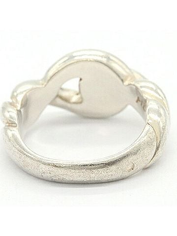 Hermès Hermes Torsade Twist Ring, Sterling Silver 925, Hallmarked, Women's HERMES (view 2)