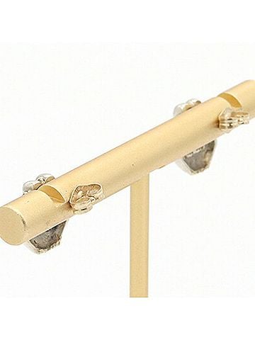Tiffany & Co. Tiffany & Co. Earrings, Shell Design, Sterling Silver 925 Yellow Gold, Vintage Style, Ladies' Earrings (view 2)