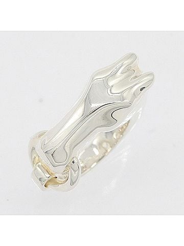 Hermès Hermes Gallop Ring, PM H113603B, Sterling Silver 925, Horse Design, Women's HERMES (view 1)