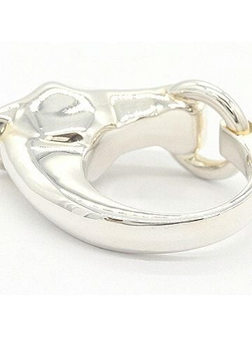 Hermès Hermes Gallop Ring, PM H113603B, Sterling Silver 925, Horse Design, Women's HERMES (view 2)