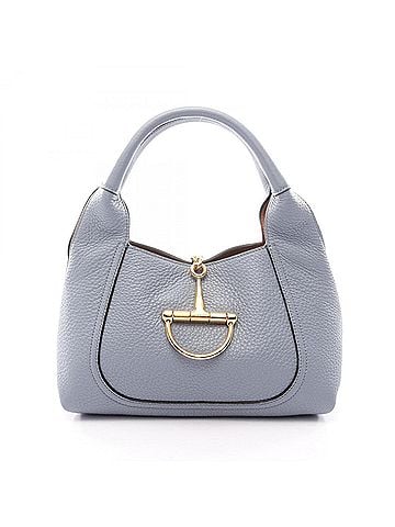 Gucci Gucci Soft Bit Small Handbag, Leather, Women's, Blue, 837467 (view 1)