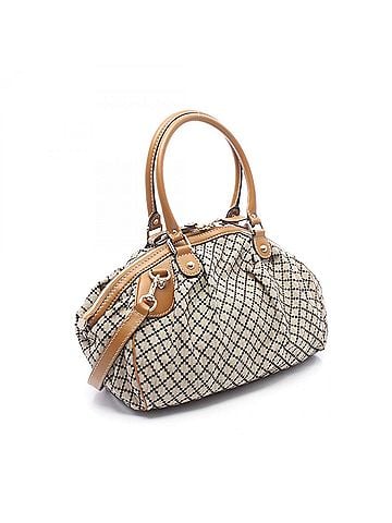 Gucci Gucci Sukey 2-Way Handbag, Canvas and Leather, Women's, Beige, Navy, Brown, Item No. 223974 (view 2)