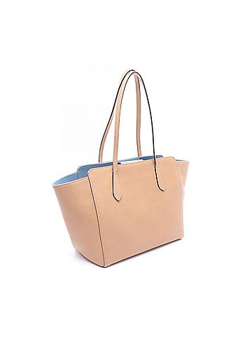 Gucci Gucci Swing Tote Bag Handbag Leather Women's Beige/Blue 354408 (view 2)
