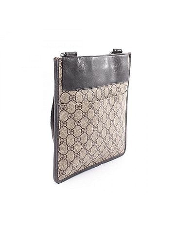 Gucci Gucci GG Supreme Shoulder Bag/Handbag, Coated Canvas and Leather, Women's, Beige/Brown, 27639 (view 2)