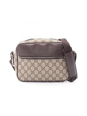 Gucci Gucci GG Supreme Shoulder Bag/Handbag, Coated Canvas and Leather, Women's, Beige/Brown, 114291 (view 1)