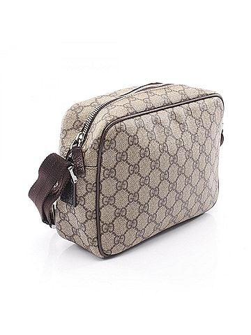 Gucci Gucci GG Supreme Shoulder Bag/Handbag, Coated Canvas and Leather, Women's, Beige/Brown, 114291 (view 2)