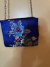 Steve Madden 100% Polyester Floral Blue Crossbody Bag One size - photo 4