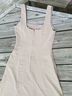 Joie 100% Polyester Solid Tan Casual Dress Size S - photo 4