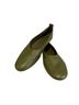 Everlane 100% Leather Solid Green Flats Size 6 1/2 - photo 1