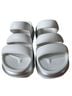 Crocs White Silver Sandals Size 8 - photo 1