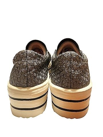 Bernie Mev Bernie Mev Vee high platform slip -ons in pewter Sneakers (view 2)