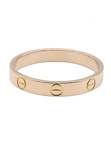 Cartier Cartier Mini Love Ring, 18K Pink Gold (PG), Men's/Women's, Tone, B40852690 (view 2)