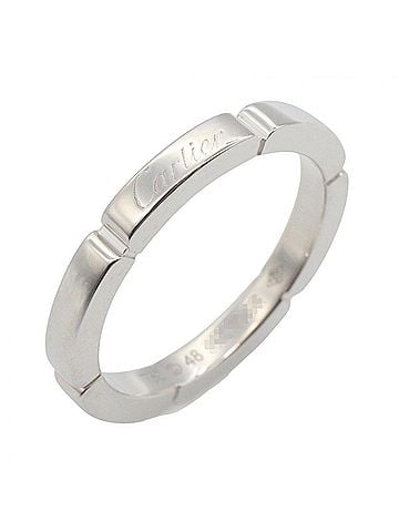 Cartier Cartier Maillon Panthère Ring, 18K White Gold (WG), Women's Silver Tone (view 1)