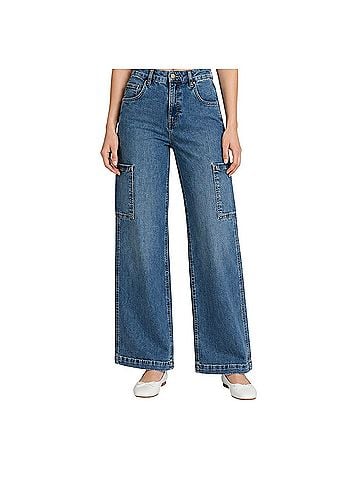 Kut from the Kloth Jodi Fab Ab Wide Leg Cargo Jeans (view 1)