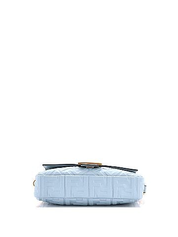 Fendi Baguette NM Bag Zucca Embossed Leather Medium (view 2)