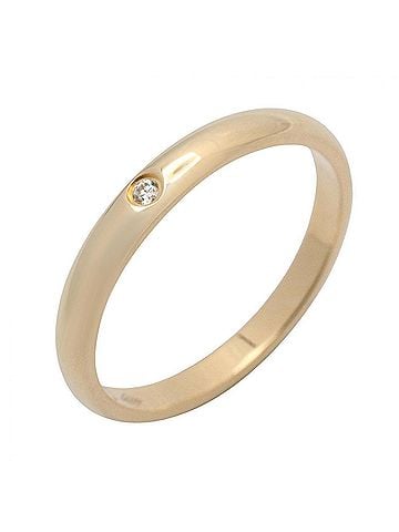 Cartier Cartier 1895 Ring, 1PD (1 Diamond), 18K (Yellow Gold), Women's Clear/Gold Tone (view 1)
