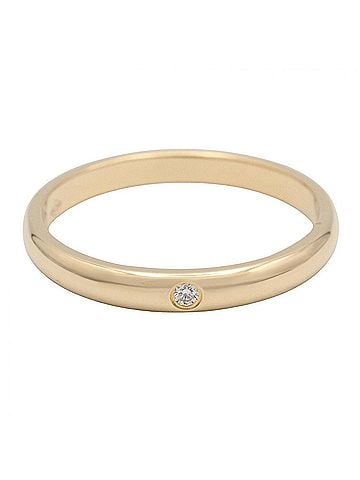Cartier Cartier 1895 Ring, 1PD (1 Diamond), 18K (Yellow Gold), Women's Clear/Gold Tone (view 2)