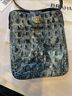 Brahmin 100% Leather Animal Print Blue Crossbody Bag One size - photo 5