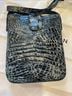 Brahmin 100% Leather Animal Print Blue Crossbody Bag One size - photo 9
