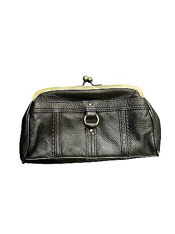 Banana Republic kiss lock  Leather Clutch (view 1)