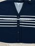 SPANX Stripes Blue White Cardigan Size 1X - photo 6
