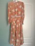 Hunter Bell 100% Silk 100% Silk Floral Multi Color Cocktail Dress Size 0 - photo 3