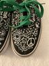 Vans 100% Canvas Graphic Black White Green Sneakers Size 5 1/2 - photo 3