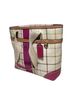 Coach 100% Coated Canvas Plaid Multi Color Tote One size - photo 3