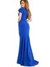 Jovani Blue Cocktail Dress Size 14 - photo 2