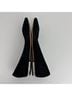 Escada 100% Suede Black Flats Size EU 39 - photo 10