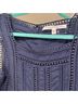 Veronica Beard 100% Silk Solid Blue Sleeveless T-Shirt Size 4 - photo 4