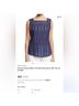 Veronica Beard 100% Silk Solid Blue Sleeveless T-Shirt Size 4 - photo 10