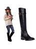 Tory Burch 100% Leather Black Boots Size 11 - photo 1