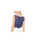 Veronica Beard 100% Silk Solid Blue Sleeveless T-Shirt Size 4 - photo 2