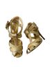 Tory Burch Gold Heels Size 6 1/2 - photo 2