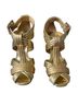 Tory Burch Gold Heels Size 6 1/2 - photo 4