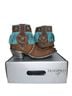 Old Gringo 100% Leather Solid Brown Teal Ankle Boots Size 8 1/2 - photo 8