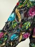 Scala 100% Silk Multi Color Long Sleeve Blouse Size M - photo 4