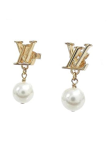 Louis Vuitton Louis Vuitton Earrings LV Iconic Louisa M01585 (view 2)