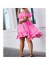 Torrid 100% Rayon 100% Polyester Tie-dye White Casual Dress Size 0X - photo 8