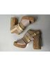 Kork-Ease 100% Leather Multi Color Wedges Size 9 - photo 4